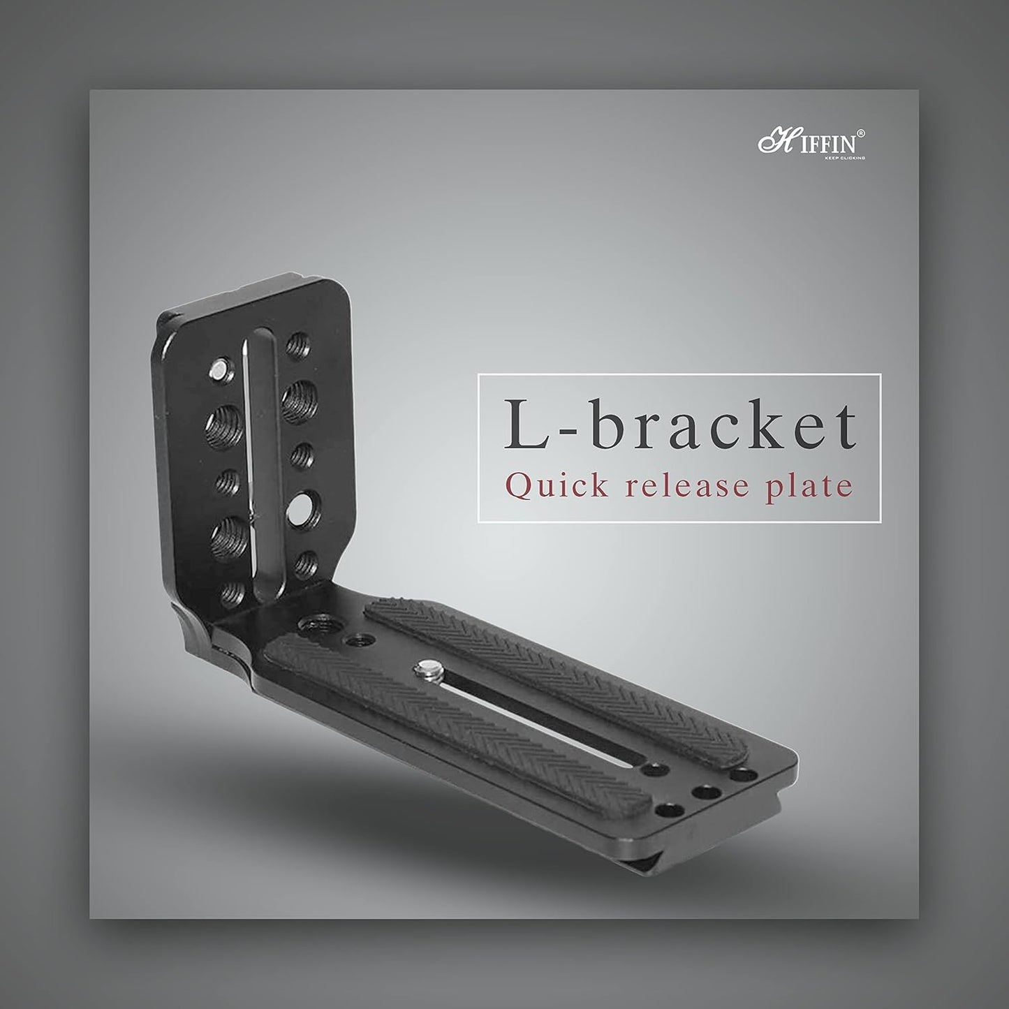 HIFFIN HOT-L-Type Quick Release Camera Vertical Plate Dual Camera Bracket Plate Universal SLR Stabilizer