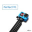 Hiffin Protective Silicone Sleeve Case + Lanyard Accessories Soft Rubber Frame Cover Protection for Go Pro Compatible with Go Pro Hero 9|10|11 Blue Action Camera (Blue)