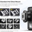 ULANZI F12 Mini Flash,GN12/CCT 5600K Camera Speedlite Flash for Canon Fuji Sony Nikon Panasonic Olympus Pentax&Other More SLR Digital Cameras, Single Contact Universal Hot Shoe Mount Flashlight, Black