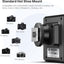 ULANZI F12 Mini Flash,GN12/CCT 5600K Camera Speedlite Flash for Canon Fuji Sony Nikon Panasonic Olympus Pentax&Other More SLR Digital Cameras, Single Contact Universal Hot Shoe Mount Flashlight, Black