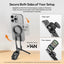 ULANZI MA38 Magnetic Phone Tripod for iPhone, Portable Phone Holder Mini Tripod for Magsafe with Double-Sided 1/4'' Screw Arca Uka Port Foldable Hook for iPhone 17/16/15/14/13/12, Travel Vlog Black