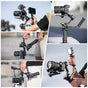 ULANZI Adjustable Sling Handgrip Gimbal Handle, DJI RS 4/4 Pro, RS 3 Mini/3/3 PRO, RS 2/RSC 2 Compatible, 360° Adjustable, Ergonomic Grip, Black, NATO Mount, 5KG Load, C049