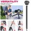 ULANZI Zero F38 Professional Camera Tripod, 62.6" Lightweight Carbon Fiber Camera Tripod with Quick Release 1/4" Screw & 360° Ballhead, for Most Cameras/DSLR/Projector, Weight 2.4lbs, Maxload 39.6lbs