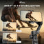 HIFFIN Smart X Gimbal Stabilizer 3-Axis Smartphone Foldable Gimbal with Focus Wheel TIK Tok YouTube Vlog Stabilizer for iPhone 15 (All Variants) 14,13,12 Pro Max & All Smartphone
