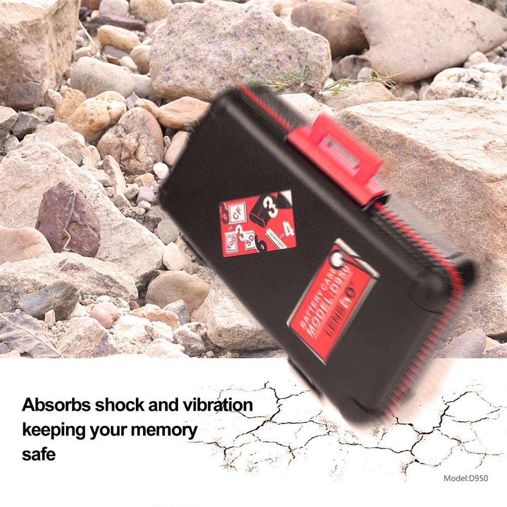 HIFFIN® D950 Battery Memory Card Protective Protector Case Box for SD CF XQD Memory Card Camera Battery AA Battery
