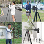 ULANZI VT-02 Metal Camera Tripod | Heavy Duty, Portable & Adjustable Stand for DSLR, Smartphone & Vlogging | Strong, Compact & Travel-Friendly