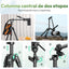 Ulanzi JJ06 Professional Camera Tripod Stand with Dual 360° Fluid Head, Dual Center Column, Ball Head, Quick Release Plate, Compatible with Arca for DSLR, Video