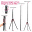 ULANZI Light Stand Carbon Fiber MT-49, Adjustable Tripod Stand for Photography with Phone Clip, 194cm/76.4inch Studio Sturdy Tripod for Speedlight Flash Softbox Strobe Light Camera with Carrying Bag