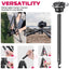 ULANZI Zero Y Professional Camera Tripod, Lightweight Travel Carbon Fiber Camera Tripod with Quick Release 1/4" Screw & 360° Ballhead, for Most Cameras/DSLR/Projector, Weight 2lb, Maxload 39lb, Black