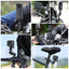 ULANZI 360°Motorcycle Camera Mount for GoPro Bike Holder Handlebar Mount Bracket w GoPro Adpter for Hero10/9/8/7/6/5/4/3 Action Cameras Accessory ?8~35mm (Fits Bicycle Utv Motorcycle Handlebar Holder)