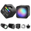 ULANZI L3 RGB LED Video Light, Waterproof Camera Lighting Kit 2700K-7000K Mini Cube COB Light Dimmable Fill Magnetic Photography Light with Fresnel Lens Cold Shoe for Smartphone,Action,DSLR Camera