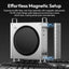 ULANZI QT01 Mac mini Case, Aluminum Case Compatible with 2024 Mac mini M4/M4 Pro, Heat Dissipation Aluminum Mac mini M4 Mount Rack, Mac mini M4 Holder Anti-Scratch Shockproof Portable Small Stand
