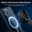 Ulanzi MT-84 Phone Tripod, 61" Magnetic Selfie Stick with Remote for iPhone 15/14/13/12 Series, Extendable Cell Phone Stand, Portable iPhone Holder for Selfie/Photo/Live/Vlog