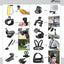 HIFFIN Branded 65 in 1 Compatible for GoPro, Sony Action Cam, Nikon, Garmin, Ricoh Action Cam, SJCAM, iPhone and Android | Epic Photo Shooting