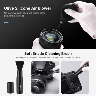 HIFFIN ULANZI Camera Cleaning Kit 9-in-1 Lens Cleaner Professional DSLR Clean Accessories Sony Canon Nikon