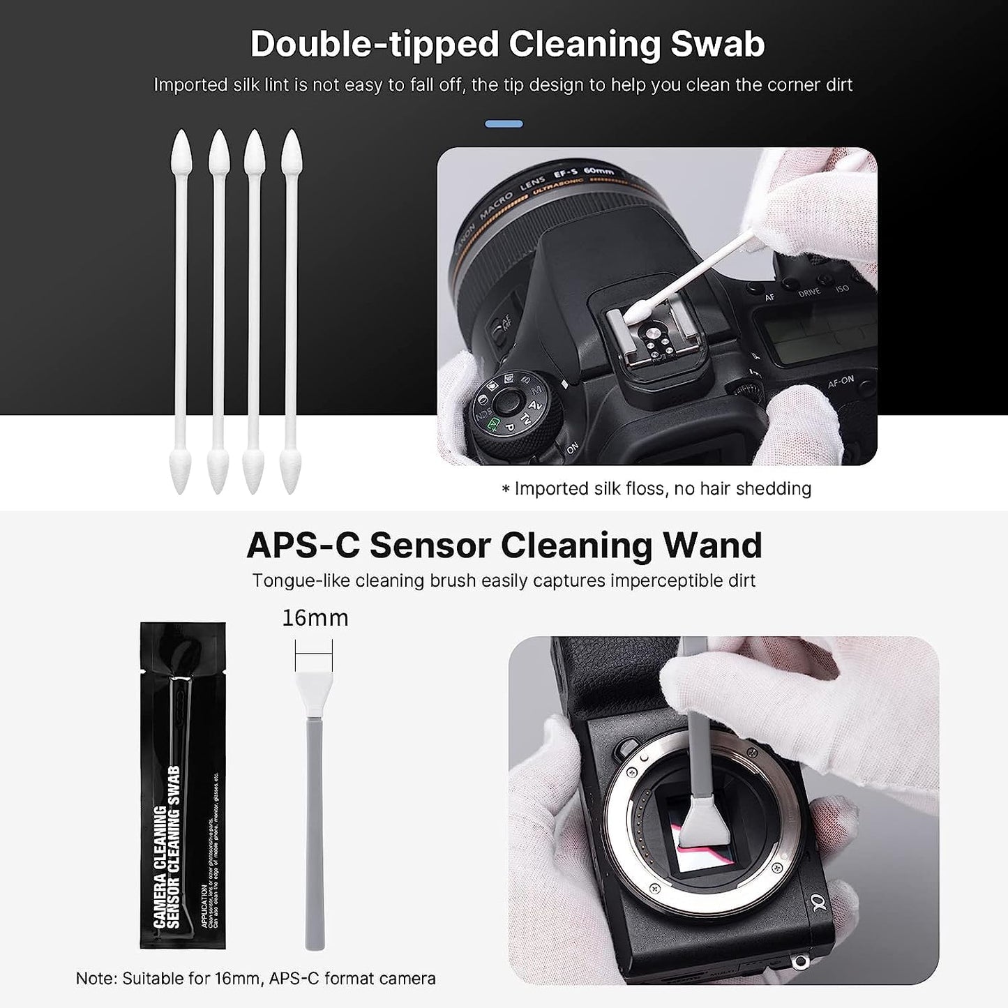 HIFFIN ULANZI Camera Cleaning Kit 9-in-1 Lens Cleaner Professional DSLR Clean Accessories Sony Canon Nikon
