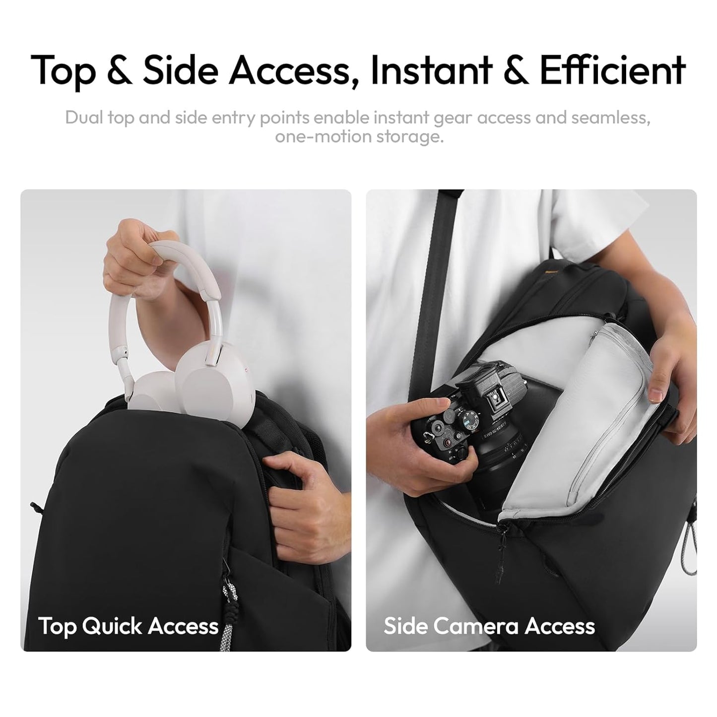 ULANZI YY038 Camera Backpacks 22L(Black)
