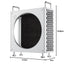 ULANZI QT01 Mac mini Case, Aluminum Case Compatible with 2024 Mac mini M4/M4 Pro, Heat Dissipation Aluminum Mac mini M4 Mount Rack, Mac mini M4 Holder Anti-Scratch Shockproof Portable Small Stand