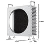 ULANZI QT01 Mac mini Case, Aluminum Case Compatible with 2024 Mac mini M4/M4 Pro, Heat Dissipation Aluminum Mac mini M4 Mount Rack, Mac mini M4 Holder Anti-Scratch Shockproof Portable Small Stand