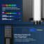 HIFFIN HF-600 RGB LED Light Stick for Photography, Photography Light with RGB CCT HSI Mode, 2500K-9900K Adjustable, 25 Fx Light Effect, Power 25W, Barndoor, 5200mah Battery for YouTube, Photoshoot