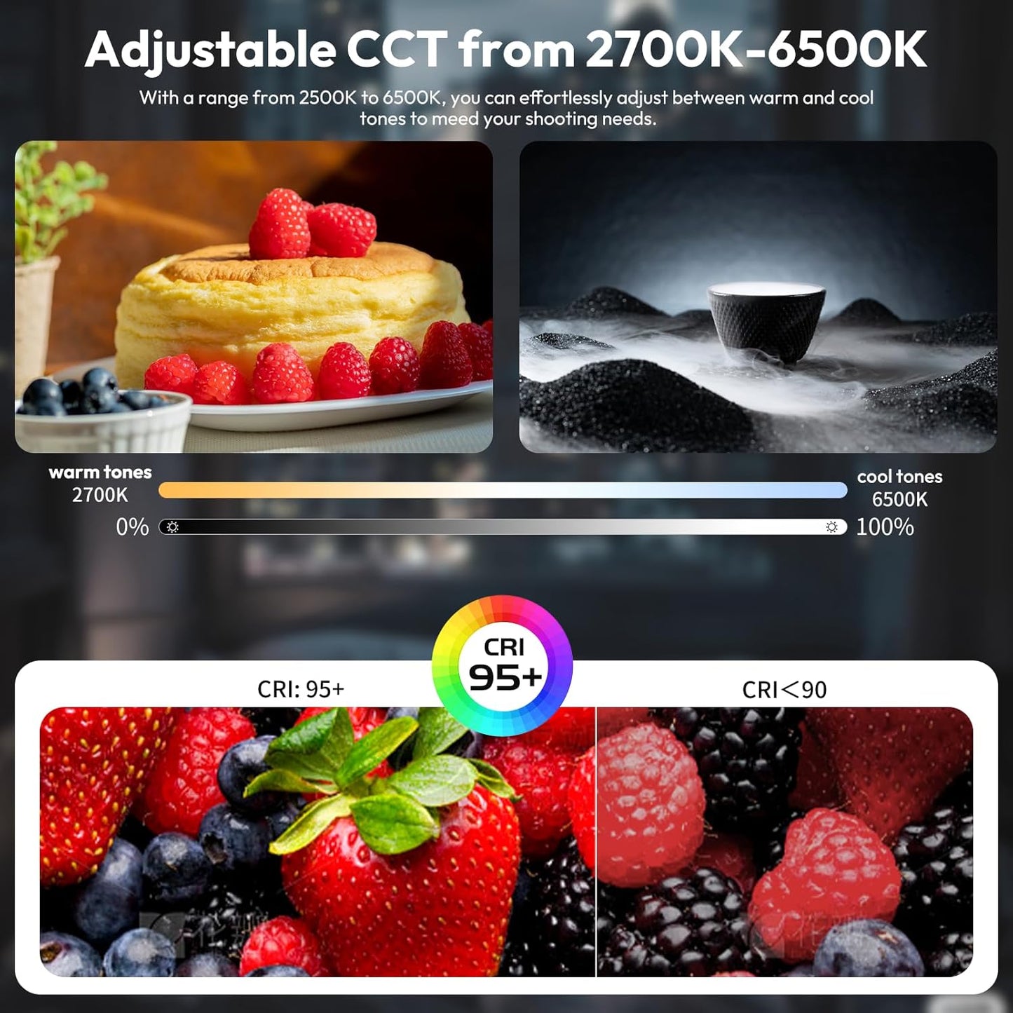 Ulanzi UA20 20W Bi-Color Inflatable Tube Light, Portable Handheld Magnetic 2700K to 6500K CRI 95+ Air Video Streaming Light 1/4" Mount Photography Lighting Stick