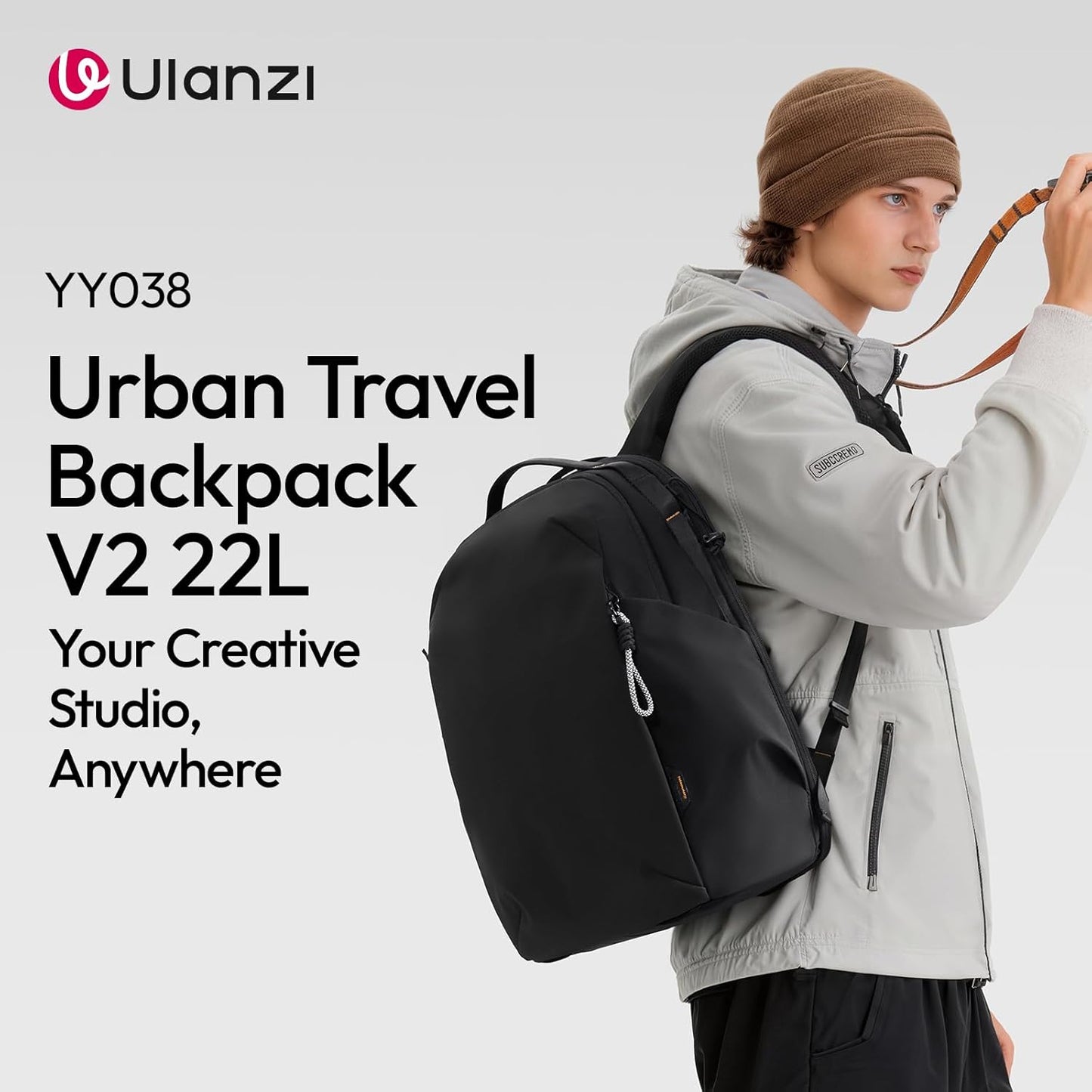 ULANZI YY038 Camera Backpacks 22L(Black)