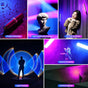 ULANZI VL119 Handheld Light Wand, 360° RGB LED Video Light Stick for Photography, 3300mAh Rechargeable Tube Light for Video Shooting, 2500-9000K Dimmable Camera Light with LCD