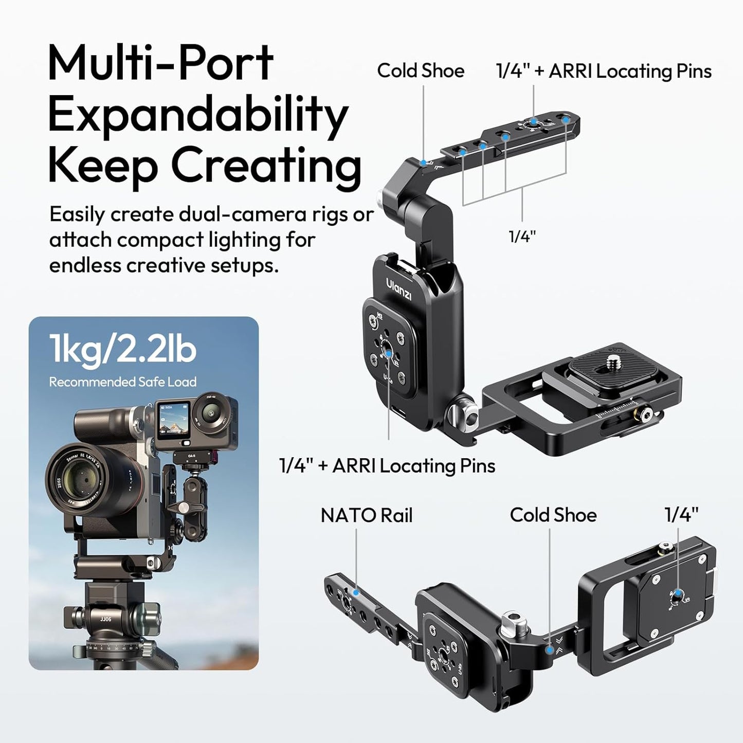ULANZI XJ01 Uka Universal Foldable Camera Cage
