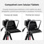 ULANZI RT02 Universal Teleprompter for Tablets, Smartphones and Cameras with Remote Control and 5 Camera Lens Adapter Rings with Cold Shoe Mount and 1/4" Threaded Hole