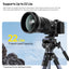 ULANZI Ombra Video Ⅱ Camera Tripod with Fluid Head, 61.5" Travel Tripod with 360° Rotated Arca Quick Release Plate, Portable Stand for Phone Camera Vlogging Video Shooting with Carry Bag Phone Clamp