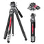 Ulanzi TT09 VideoGo Travel Tripod, 55.91" Carbon Fiber Camera Tripod with Arca QR & 360° Ballhead & Handle, Compact Lightweight Tripod for Photography/Video Shooting, for Most Cameras/DSLR/Projector