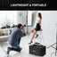 ULANZI Carrying Bag with Movable Foam Padded for Studio Light, Light Stands, Mini Softboxes, Durable Oxford Cloth Transit Bag Travel Case with Shoulder Strap & Handle, 17.13'' x 10.83'' x 8.27'',OM-01