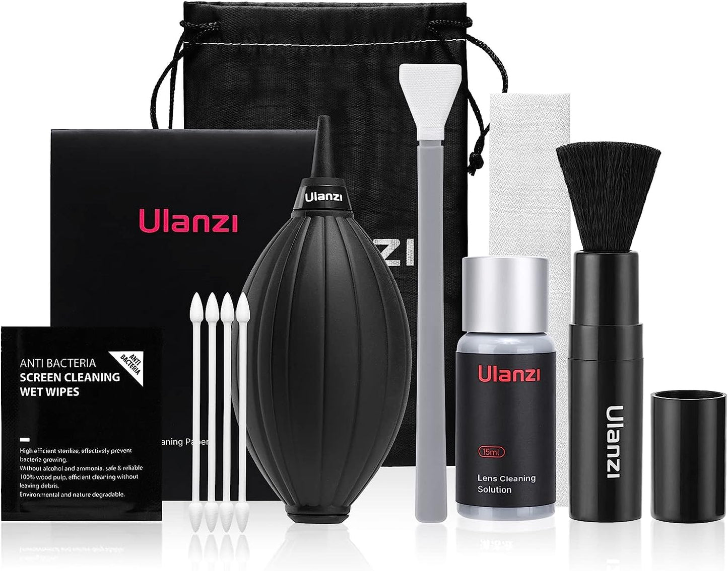 HIFFIN ULANZI Camera Cleaning Kit 9-in-1 Lens Cleaner Professional DSLR Clean Accessories Sony Canon Nikon