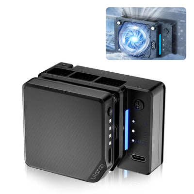 ULANZI CU01 Camera Cooler Kit for DSLR & Mirrorless, Semiconductor Cooling Fan with 3000mAh Magnetic Rechargeable Battery, 3 Speeds, Auto Temp Control Cooling for Video Recording(Battery+Cooler)