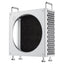 ULANZI QT01 Mac mini Case, Aluminum Case Compatible with 2024 Mac mini M4/M4 Pro, Heat Dissipation Aluminum Mac mini M4 Mount Rack, Mac mini M4 Holder Anti-Scratch Shockproof Portable Small Stand