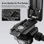 ULANZI MA38 Magnetic Phone Tripod for iPhone, Portable Phone Holder Mini Tripod for Magsafe with Double-Sided 1/4'' Screw Arca Uka Port Foldable Hook for iPhone 17/16/15/14/13/12, Travel Vlog Black