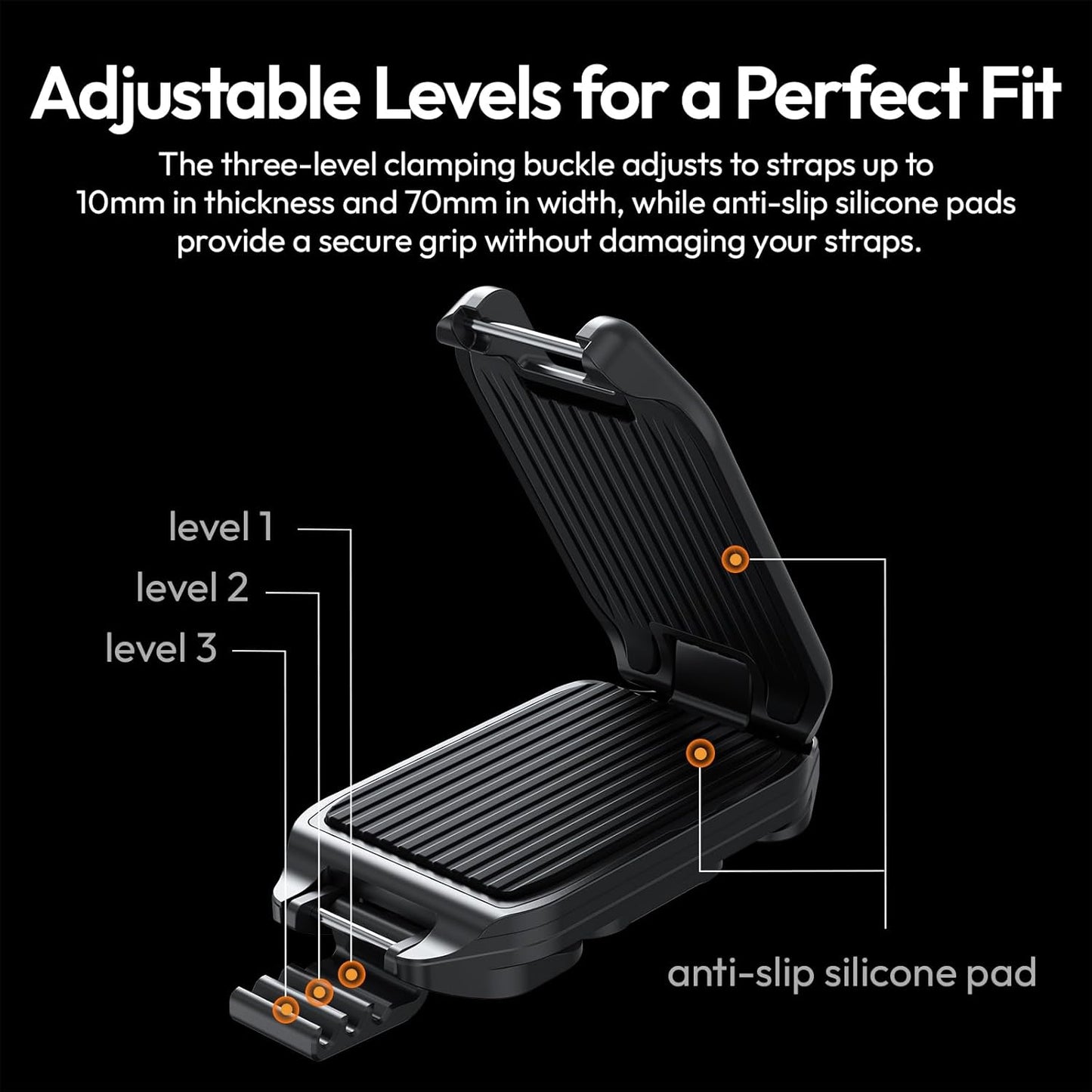 ULANZI Camera Backpack Strap Clip,w Plate Quick Release System, Compatible w Uka & F38 QR Plates, for Sony, Nikon, Fuji, DSLR Action Cam Mount, Bearable Load up to 10kg