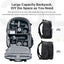 ULANZI BP10 35L Hardshell Camera Backpack, Professional Splash-proof Photography Camera Case Anti Theft Travel f Photographers Unisex Drone DSLR Mirrorless Camera Lens Tripod Holder 17'' Laptop Black