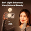 ULANZI Magnetic Selfie Light, LED Fill Light Compatible with Magsafe, LED Selfie Ring Light Included Sticky Ring for Phones, for Selfies/Photography/TikTok/Zoom Calls/Video Conference Color Black