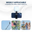 Hiffin HF-05 Aluminium Phone Tripod Mount with Cold Shoe, Adjustable Clamp for Vertical & Horizontal Shooting, Universal 1/4" Screw, Compatible with All Smartphones