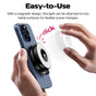 ULANZI Magnetic Selfie Light, LED Fill Light Compatible with Magsafe, LED Selfie Ring Light Included Sticky Ring for Phones, for Selfies/Photography/TikTok/Zoom Calls/Video Conference Color Black