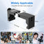 Ulanzi ST-02S Newest Aluminum Phone Tripod Mount w Cold Shoe Mount, Support Vertical and Horizontal, Universal Metal Adjustable Clamp for Apple iPhone X 8 7 6S Plus Sumsang Android Smartphones,Black