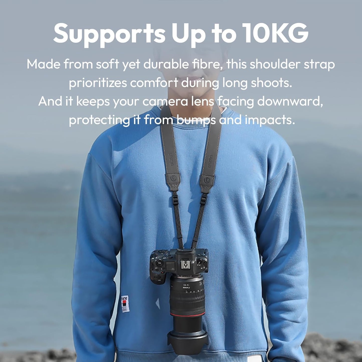 ULANZI UKA06 Camera Mount Shoulder Strap Quick Release Kit, Camera Shoulder Strap Compatible With Uka Quick-Release Plates, Load-Bearing Capacity Up To 10 KG