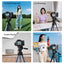 ULANZI TT39 Travel Tripod with Fluid Head, Lightweight Camera Stand for DSLR and Phone, Compact 61'' Tripod Mount with Phone Clip for Outdoor Vlogging and On-The-Go Shooting