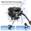 ULANZI Ombra Video Ⅱ Camera Tripod with Fluid Head, 61.5" Travel Tripod with 360° Rotated Arca Quick Release Plate, Portable Stand for Phone Camera Vlogging Video Shooting with Carry Bag Phone Clamp