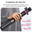 ULANZI MT-89 Portable Adjustable Light Stand with 1/4" Screw Quick Release, 82" Extendable Tripod Aluminum, 360° Ball Head Camera Phone Tripod for Camera Video Light Smartphone, Lightweight for Trave