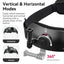 ULANZI CM27 2 in 1 Head Strap Mount for Action Camera - Quick Release Head Mount Set Support Vertical Shots Vlog Video Accessories for Action Camera, Compatible with GoPro Hero 13, 12, 11, 10, 9, 8