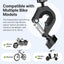 Hiffin Ulanzi CM025 Motorcycle Camera Mount with Dual Ball Head | 360° Adjustable Handlebar Clamp Mount for GoPro, Insta360, DJI Action Cameras & Smartphones | Aluminum Alloy & Motorcycle Accessory