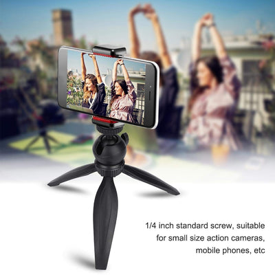 Ulanzi MT-03 Mini Tripod Pocket Desktop Tripod Mount with Removable 360° Ball Head and 45017 Screw ABS Material for Travel Photography