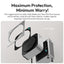 ULANZI QT01 Mac mini Case, Aluminum Case Compatible with 2024 Mac mini M4/M4 Pro, Heat Dissipation Aluminum Mac mini M4 Mount Rack, Mac mini M4 Holder Anti-Scratch Shockproof Portable Small Stand